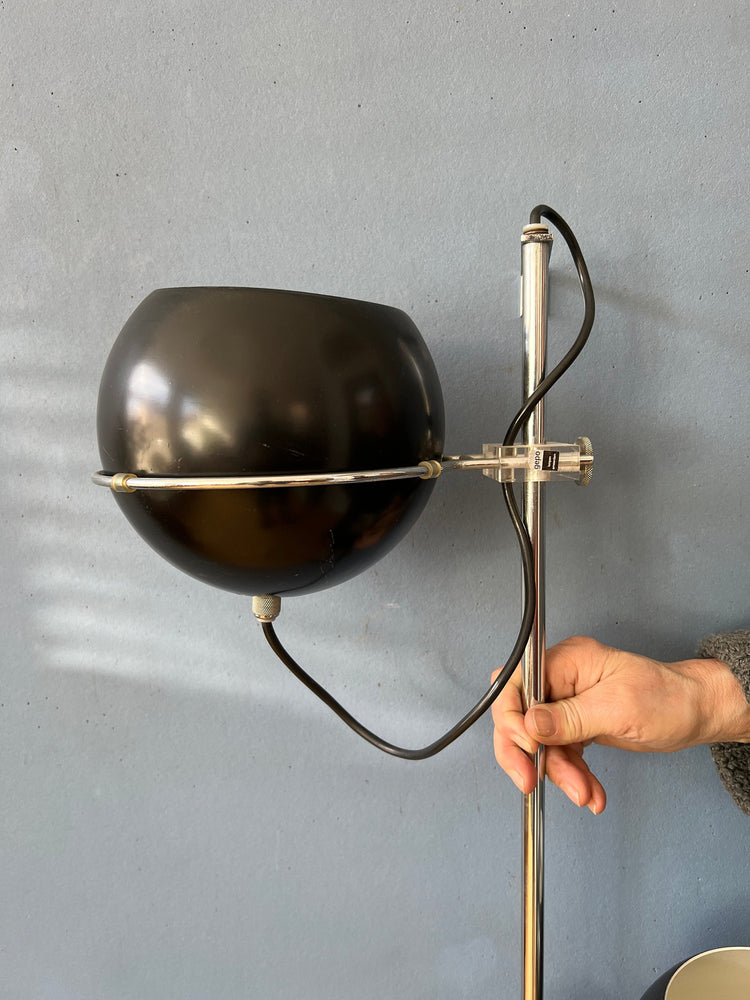 Black Mid Century GEPO Eyeball Wall Lamp