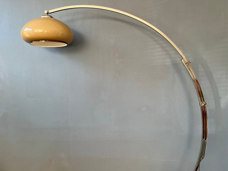 Mid Century Goffredo Reggiani Space Age Arc Floor Lamp