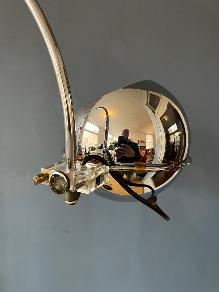 Vintage GEPO Double Arc Eyeball Floorlamp | Space Age Lamp | Mid Century Lamp