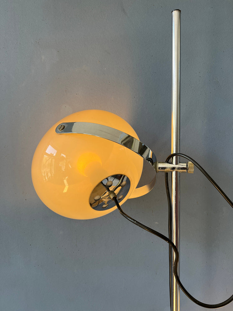 Vintage Dijkstra Mushroom Floor Lamp | Mid Century Modern Space Age Standing Light