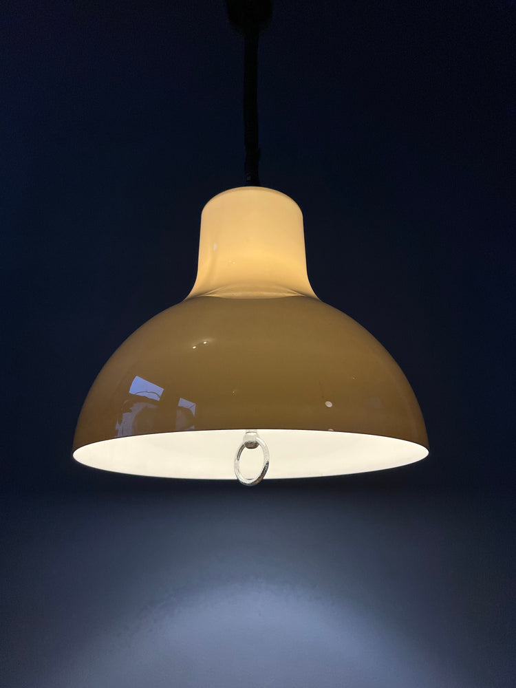 Big Acrylic Glass Space Age Pendant Light