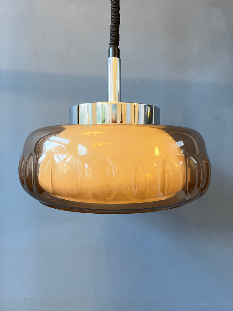 Mid Century Dijkstra Space Age Pendant Lamp / Light Fixture