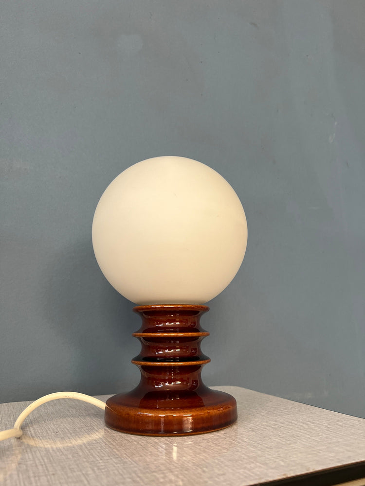 Vintage Set (2) West Germany Ceramic Table Lamps