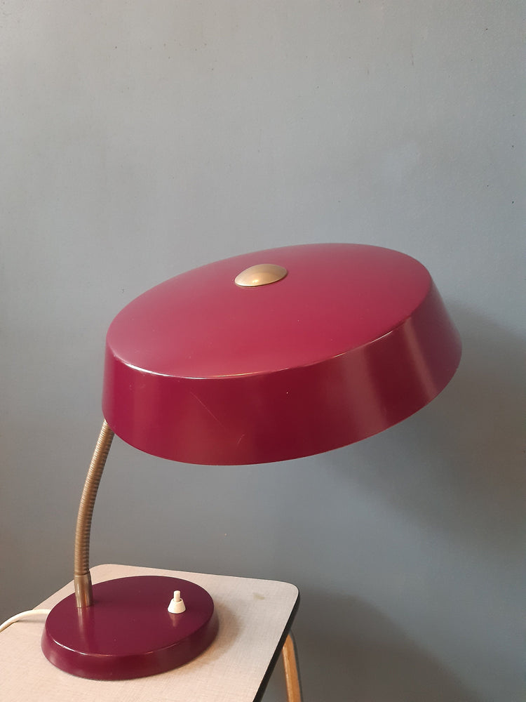 Vintage Philips Space Age Table Lamp / Mid Century Modern Desk Lamp
