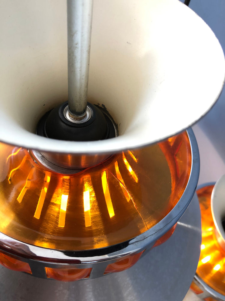 Vintage Lakro Amstelveen Cascade Lamp | Space Age / Mid Century Modern Lamp