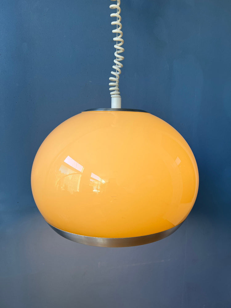 Vintage Dijkstra Pendant Lamp / Mid Century Space Age Light Fixture