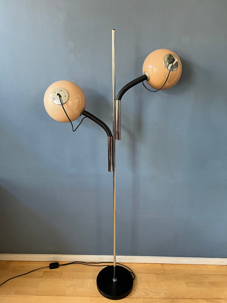 Mid Century Steinhauer Mushroom Floor Lamp | Vintage Space Age Lighting | 70s Retro Light