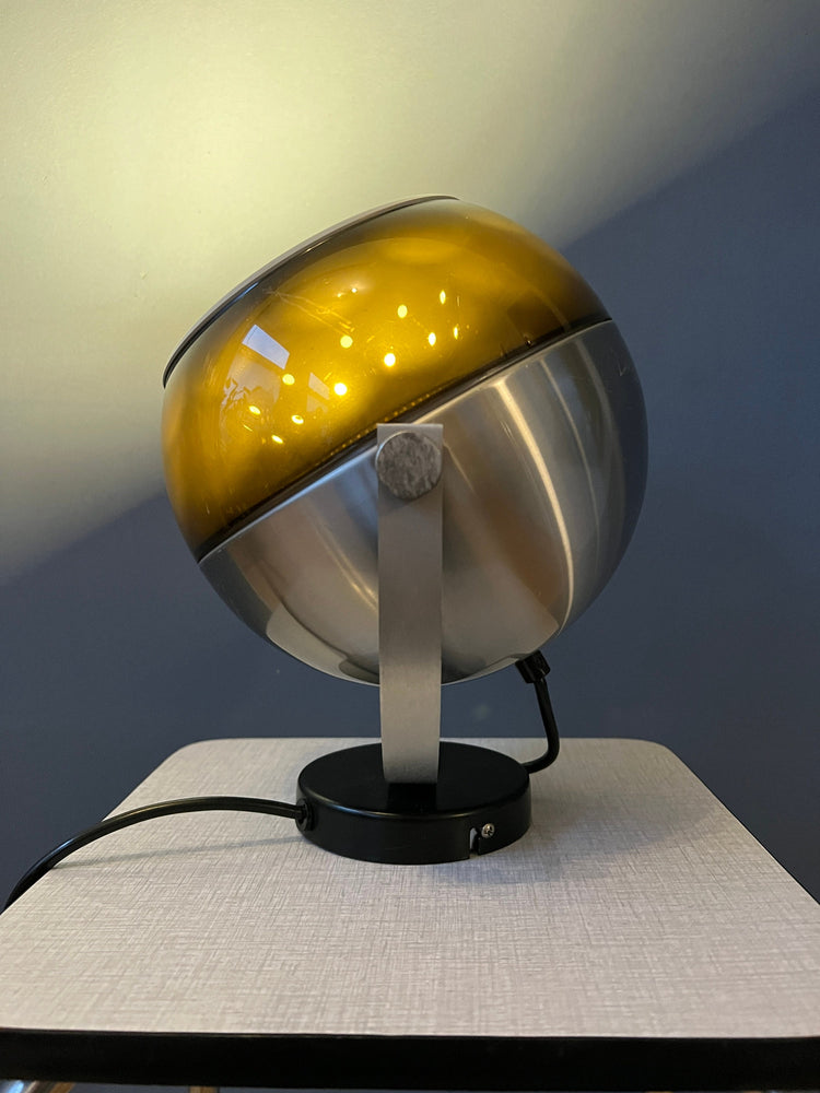 Vintage Dijkstra 'Globe' Space Age Eyeball Wall Sconce - Retro Disco Light