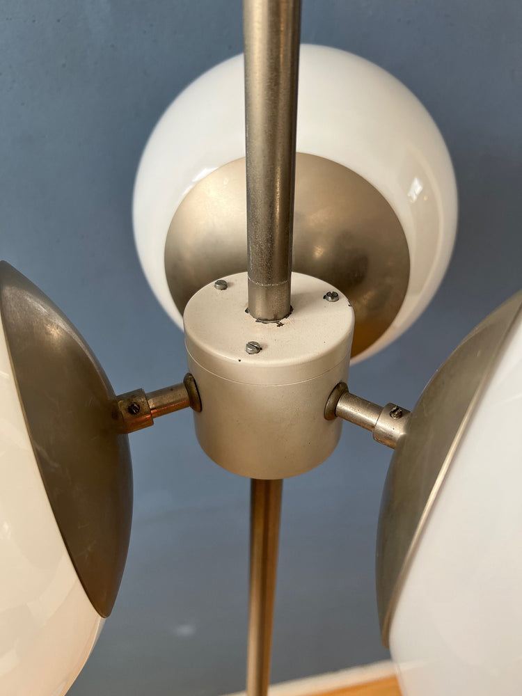 Vintage Sputnik Glass Floorlamp | Mid Century Lamp