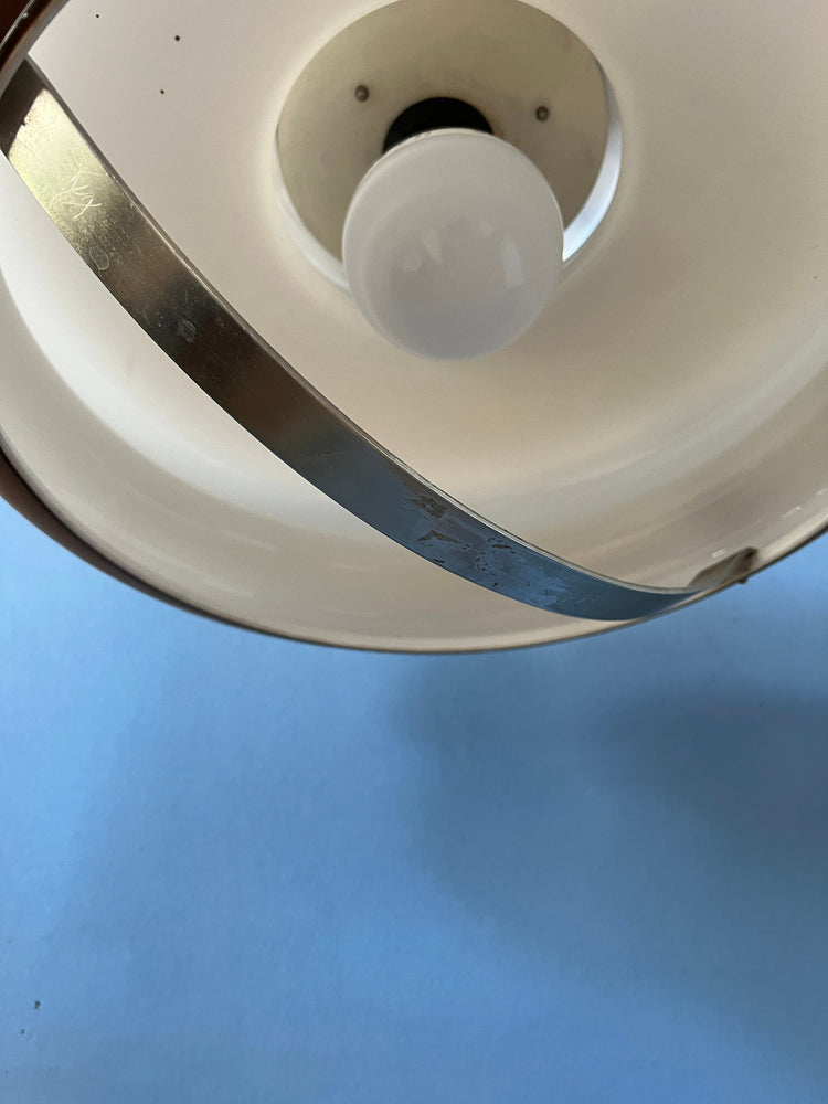Vintage Space Age Pendant Light by Herda with Acrylic Glass Mushroom Shade