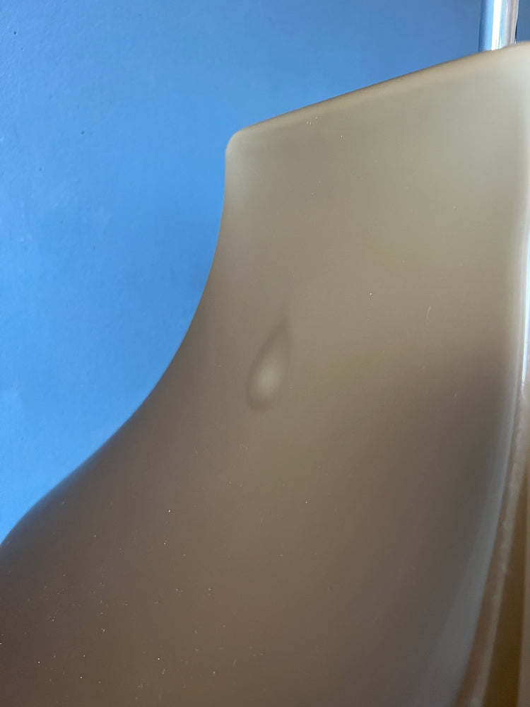 Willem Hagoort Space Age Floor Lamp with Beige Witch Hat Shade