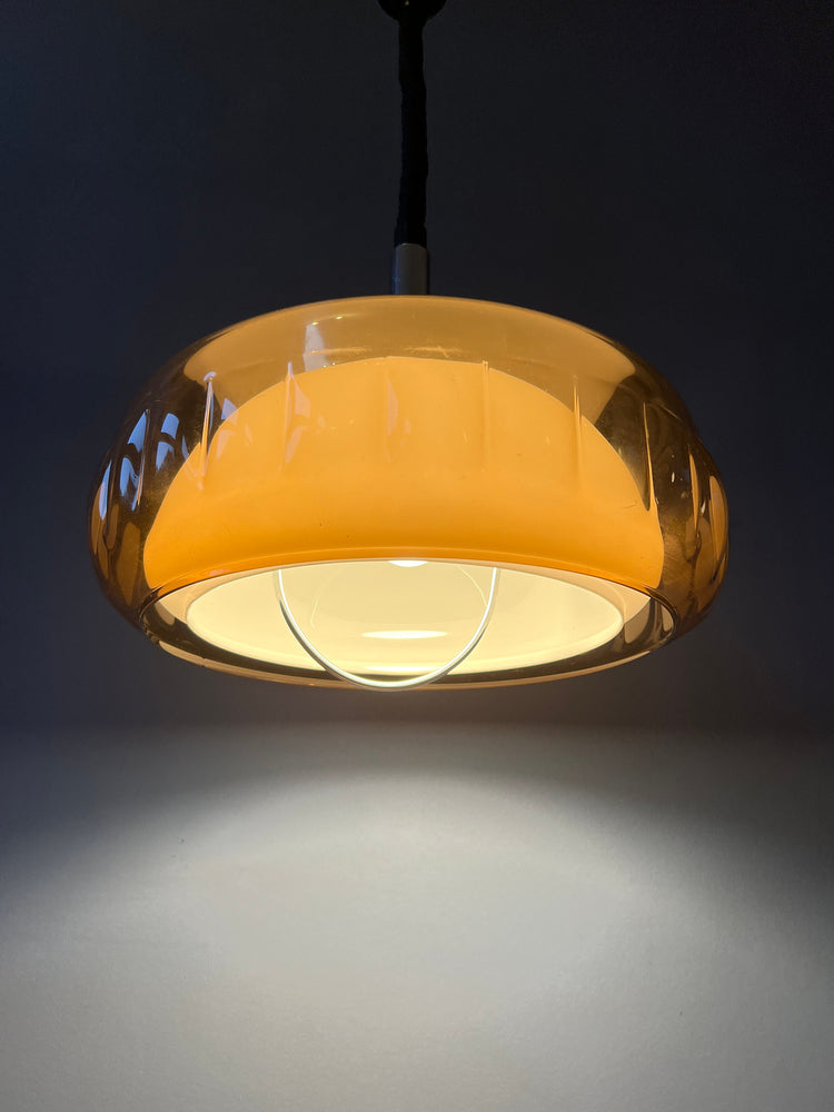 Mid Century Dijkstra Space Age Pendant Lamp / Light Fixture