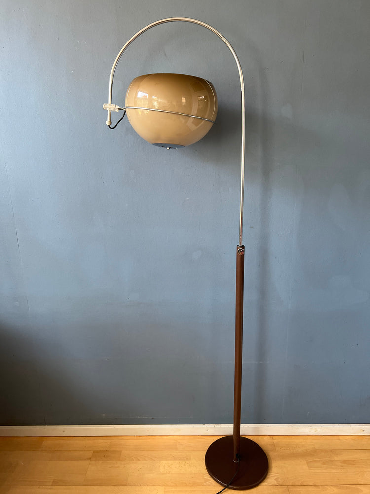Mid Century GEPO Mushroom Arc Floor Lamp | Guzzini Style Space Age Light