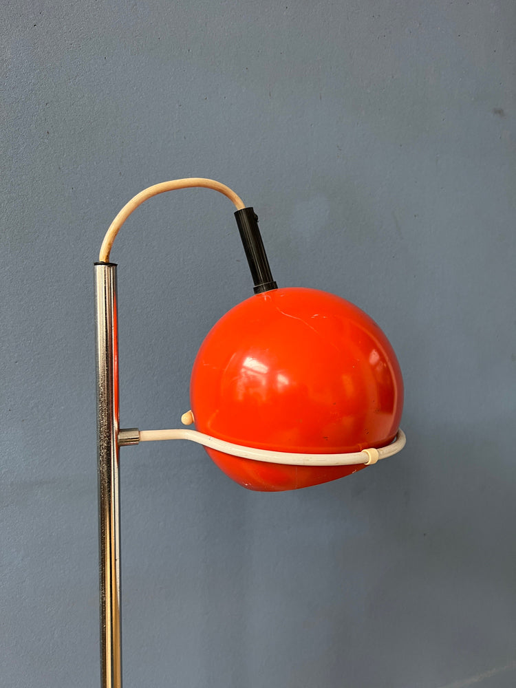 Red GEPO Eyeball Table Lamp | Space Age Desk Lamp