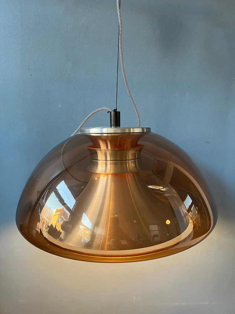 Space Age Herda Pendant Light | Mid Century Lamp | 70s Retro Lighting