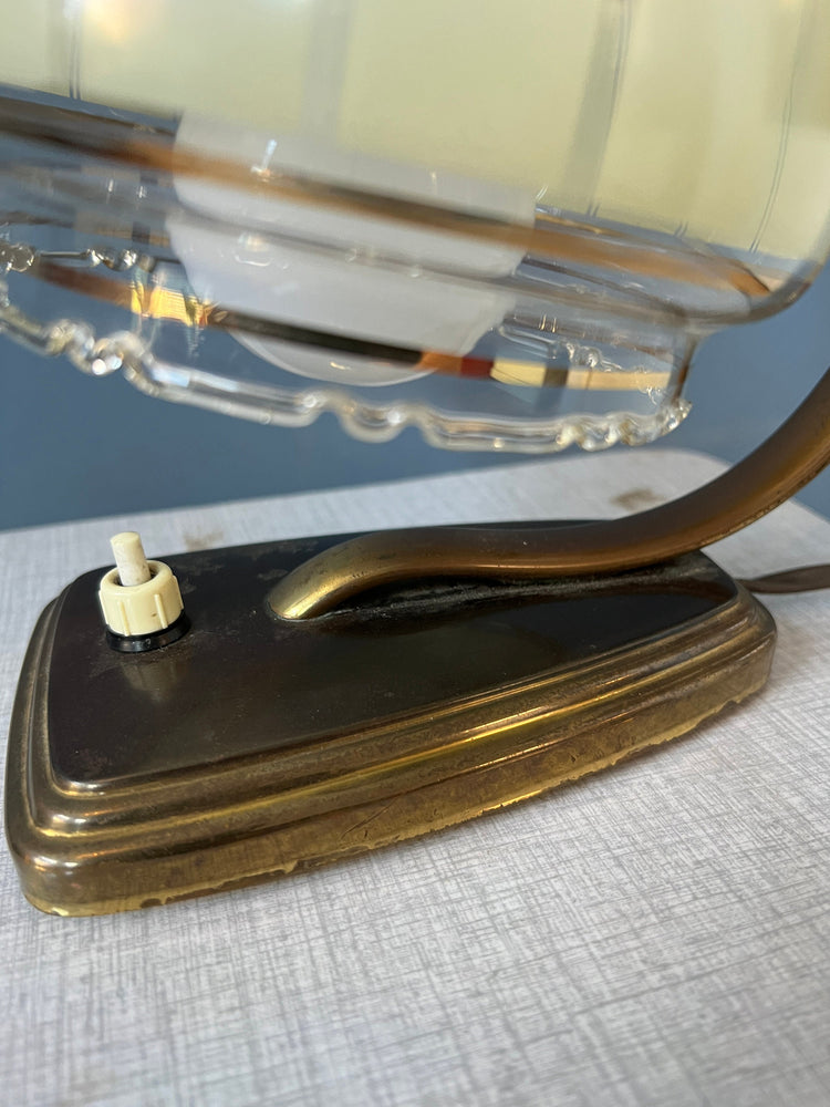 Art Deco Bedside Lamp / Vintage Table Light / Desk Lamp