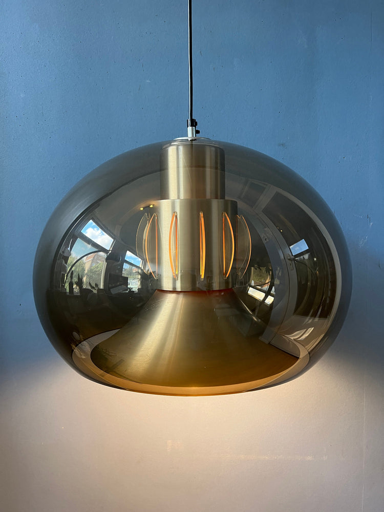 Mid Century Herda Space Age Pendant Lamp / Vintage Light Fixture