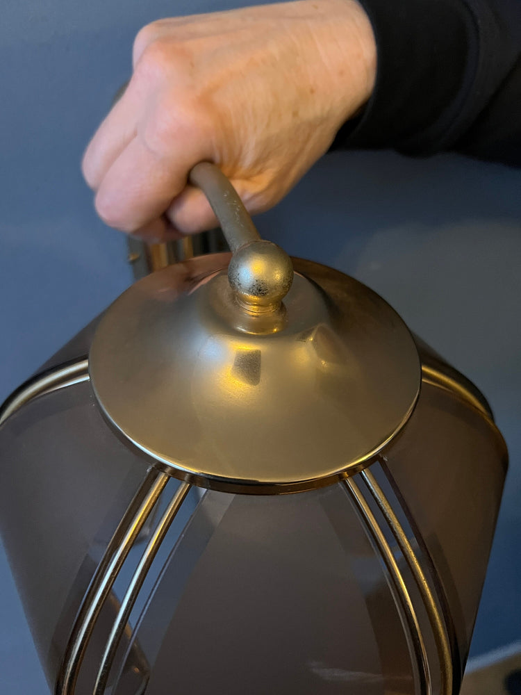 Vintage Hollywood Regency Golden Flower Wall Lamp