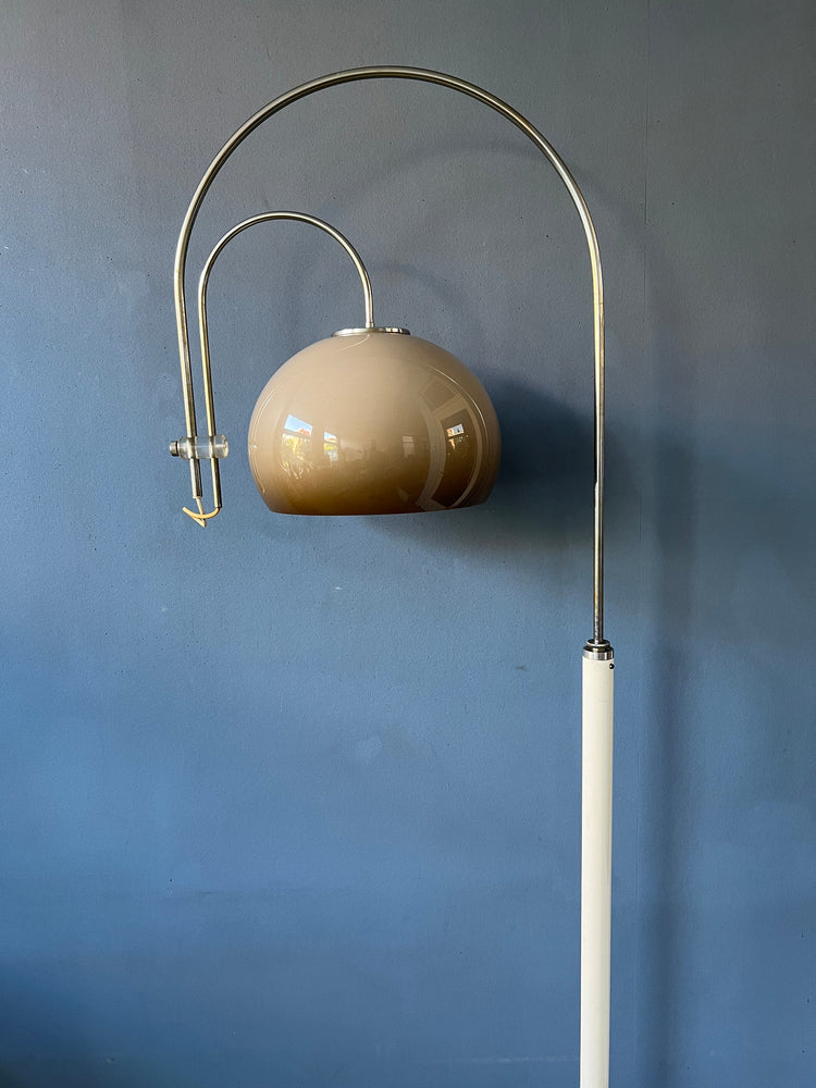 Mid Century Artiforte Double Arc Mushroom Floor Lamp | Vintage Space Age Light | 70s Dijkstra Style