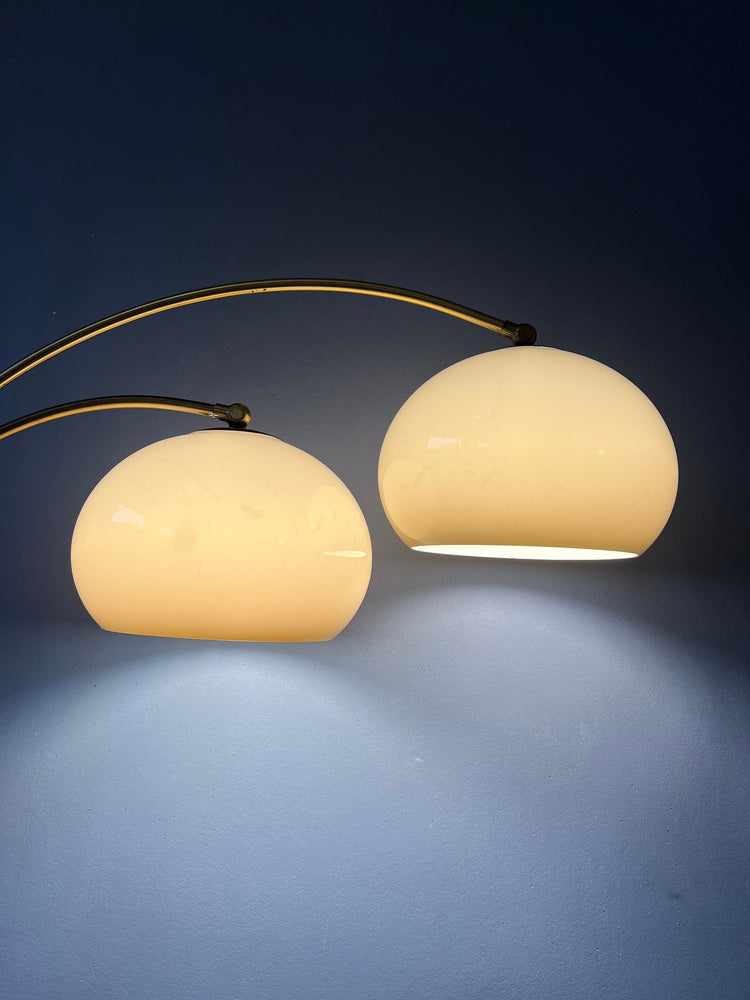 Dijkstra Double Arc Mushroom Floor Lamp | Space Age Standing Light