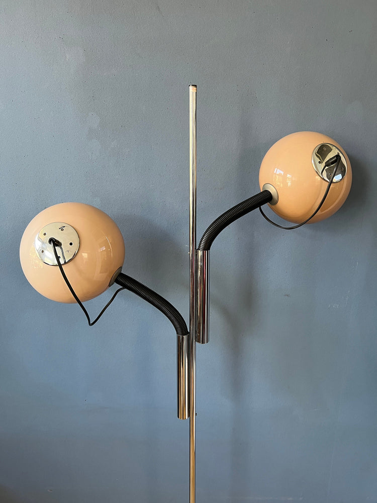 Mid Century Steinhauer Mushroom Floor Lamp | Vintage Space Age Lighting | 70s Retro Light