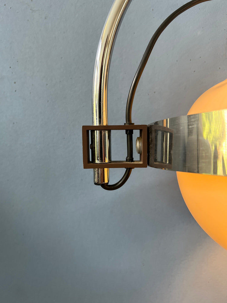 Vintage Wall Lamp | Dijkstra Double Arc Lamp | Space Age Lamp | Mushroom Lamp | 70s Mid Century Modern Light