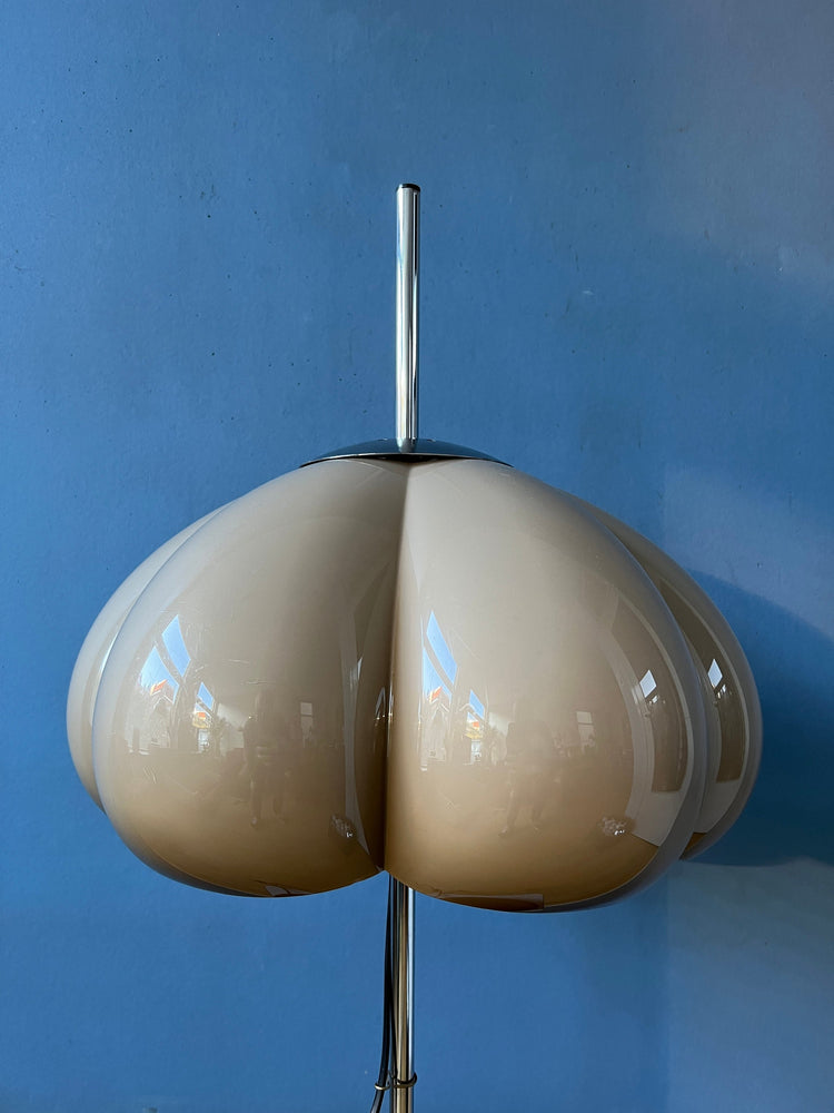 Vintage Dijkstra Space Age Flower Table Lamp | Mid Century Desk Light