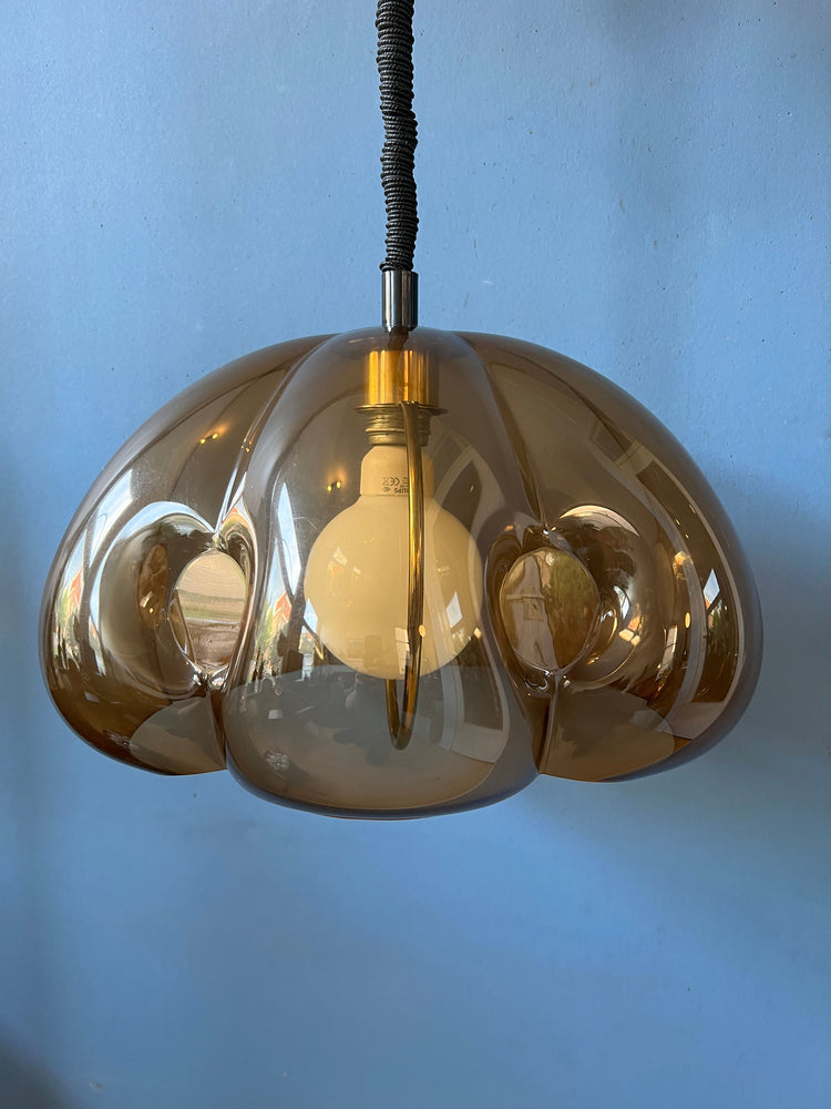 Vintage Herda Space Age Pendant Light | Mid Century Lamp | Retro 70s Lighting