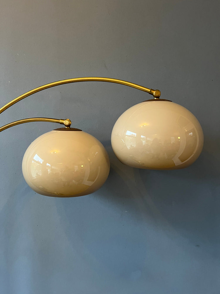 Dijkstra Double Arc Mushroom Floor Lamp | Space Age Standing Light