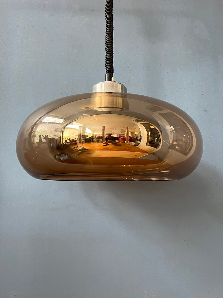 Vintage Herda Space Age Pendant / Mid Century Lamp / 70s / Guzzini Style