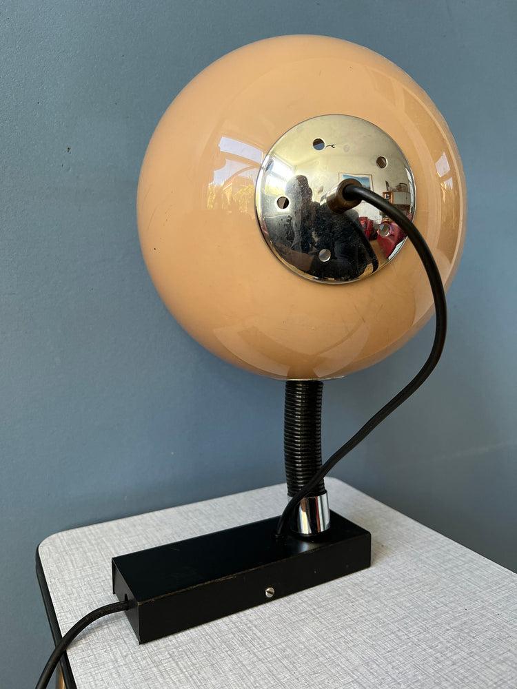 Vintage Koch and Lowy OMI Mushroom Wall Light | Space Age Sconce | Mid Century Modern 70s Lamp