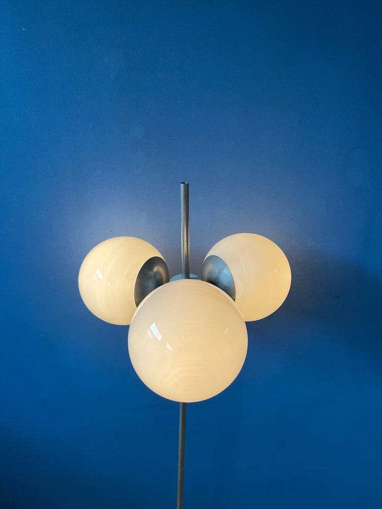 Vintage Sputnik Glass Floorlamp | Mid Century Lamp
