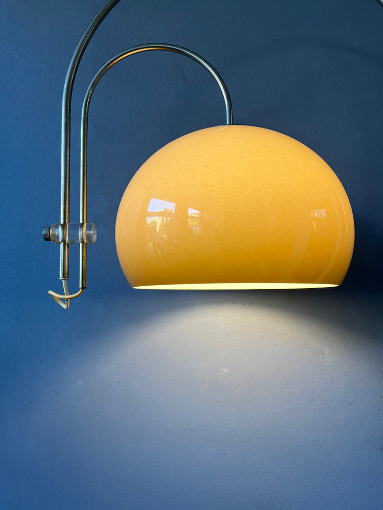 Mid Century Artiforte Double Arc Mushroom Floor Lamp | Vintage Space Age Light | 70s Dijkstra Style