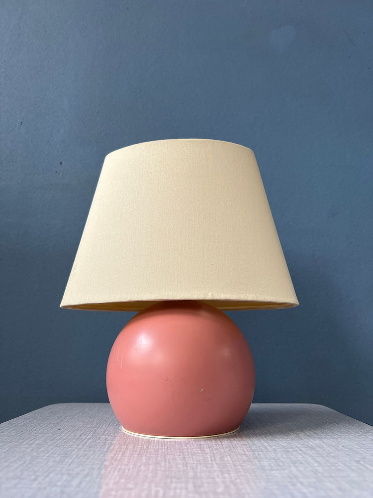 Small Pink Eclectic Desk Lamp