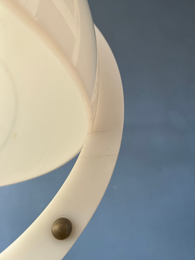 Mid Century Massive Pendant Light / Guzzini Style Space Age Lamp / Vintage 70s Lighting