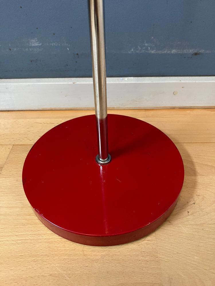 Adjustable Red Floor Lamp in Style of Hoogervorst
