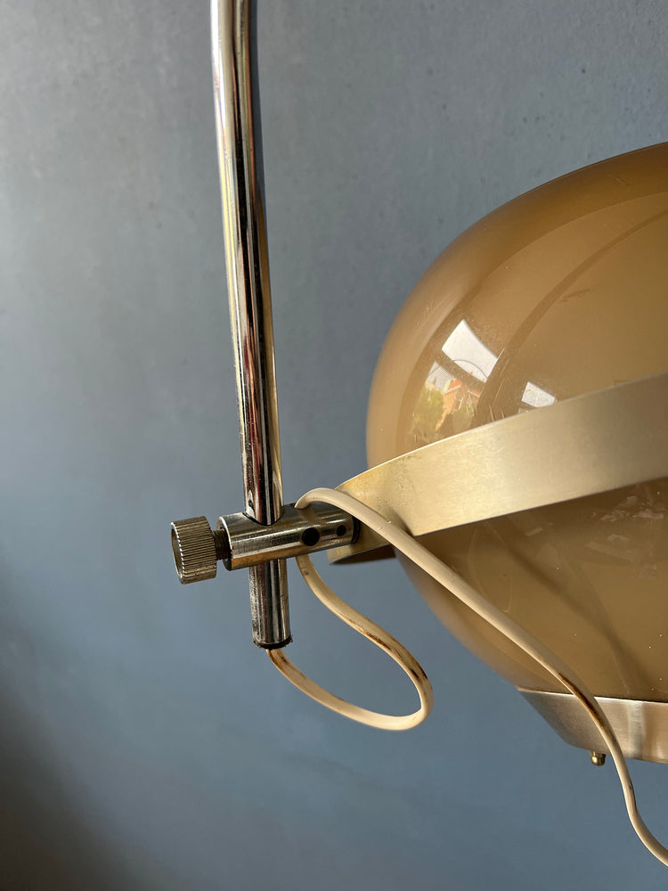 Mushroom Arc Wall Lamp by Dijkstra | Space Age Lamp | Mid Century Vintage Sconce