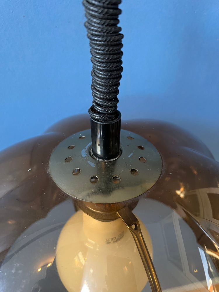 Vintage Herda Space Age Pendant Light | Mid Century Lamp | Retro 70s Lighting