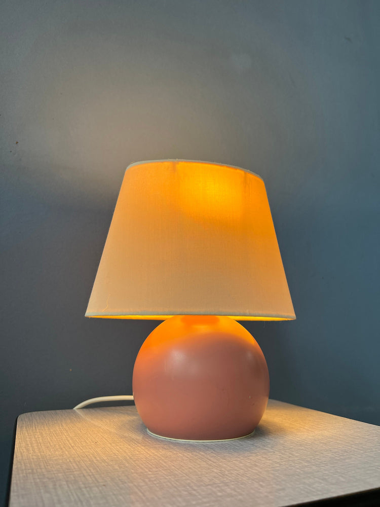 Small Pink Eclectic Desk Lamp