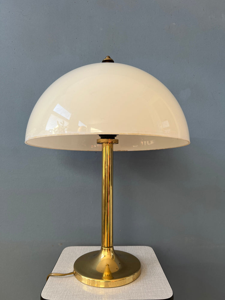 Vintage Hollywood Regency Mushroom Table Lamp