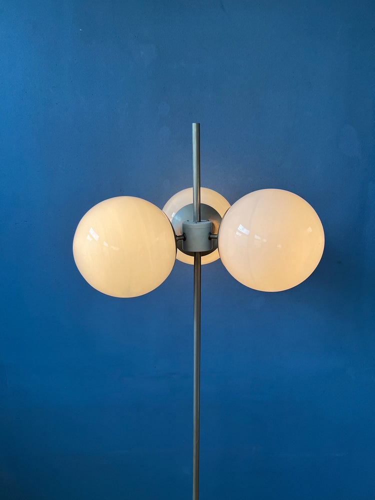 Vintage Sputnik Glass Floorlamp | Mid Century Lamp