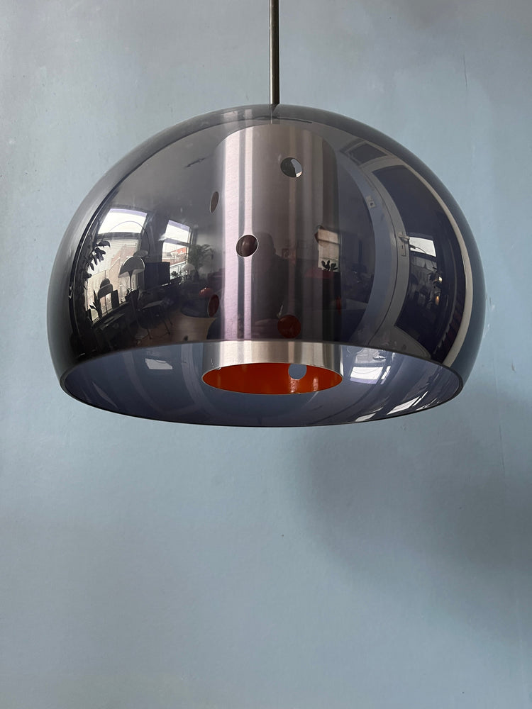 Mid Century Herda Space Age Mushroom Pendant Light
