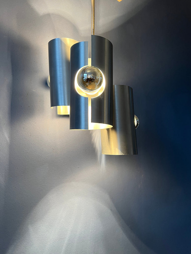 Vintage Space Age Chandelier Pendant Lamp by Raak