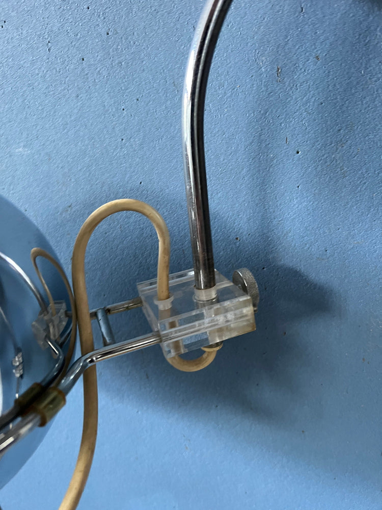 Vintage GEPO Eyeball Wall Lamp | Chrome Space Age Light | Mid Century Modern Lamp