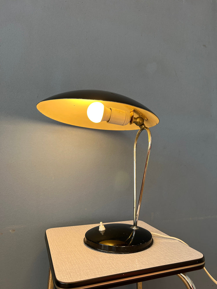 Black Bauhaus Metal Desk Lamp