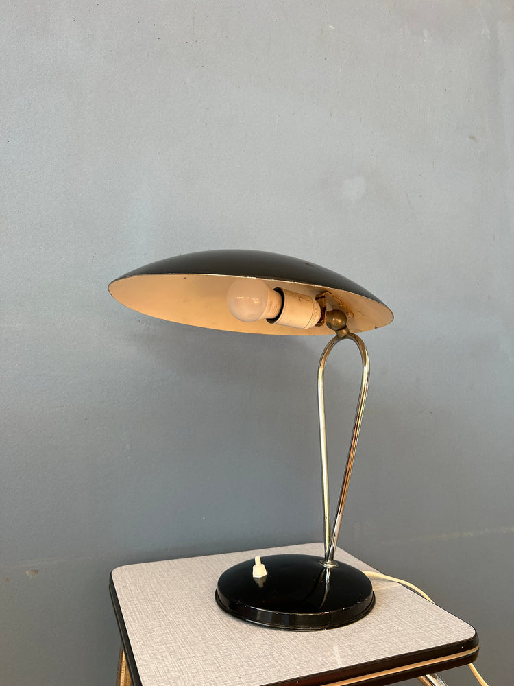 Black Bauhaus Metal Desk Lamp
