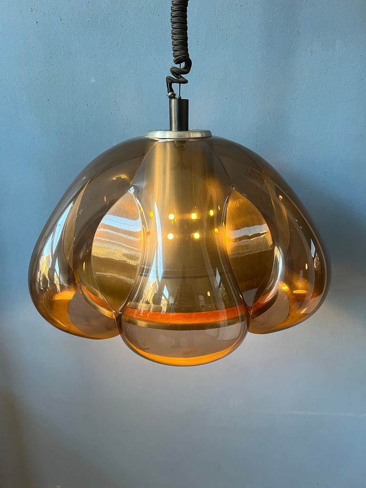 Vintage Herda Space Age Pendant | Mid Century Lamp | Retro 70s Light