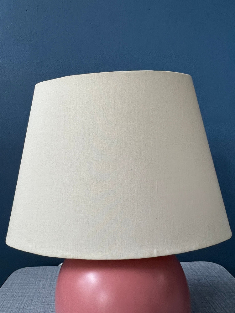 Small Pink Eclectic Desk Lamp