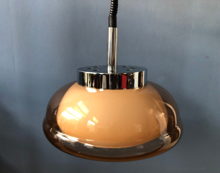 Vintage Herda Space Age Pendant / Mid Century Lamp