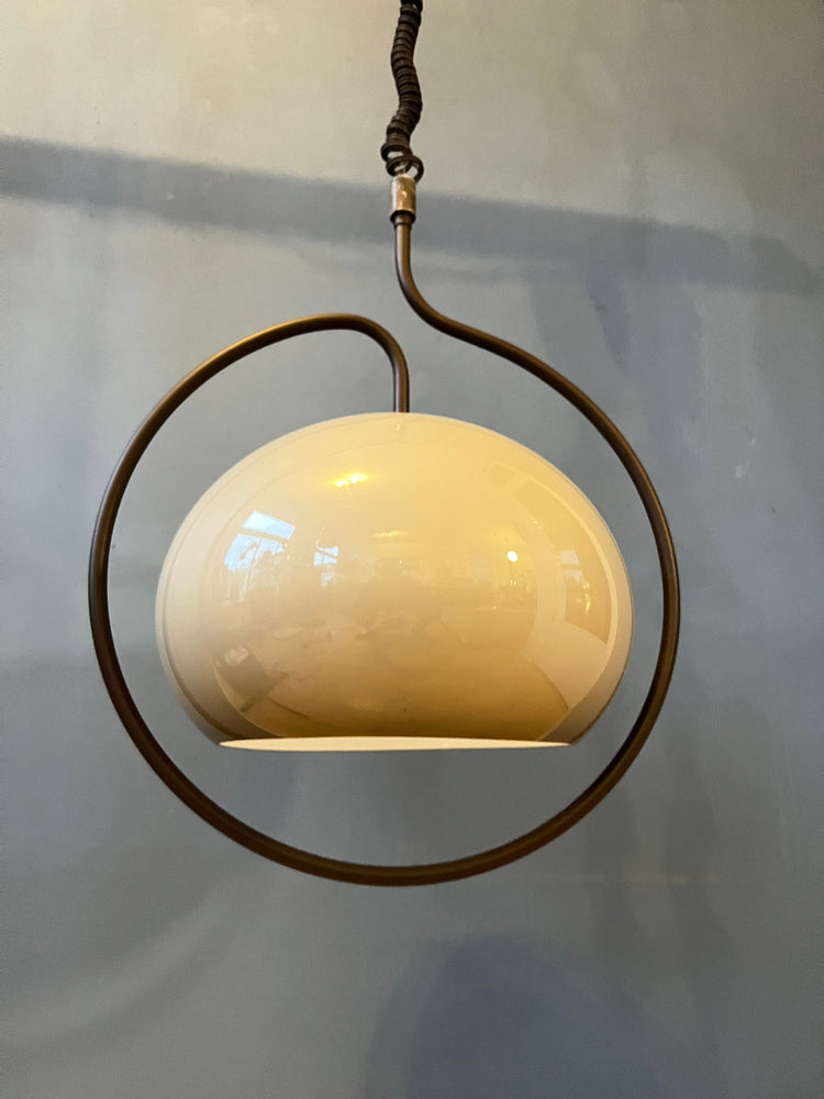 Mid Century Herda Mushroom Pendant Light | Space Age Lamp